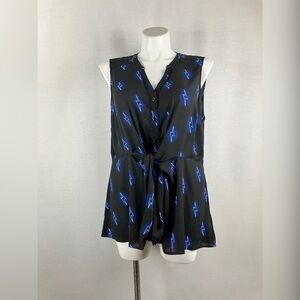 Torrid Peplum Georgette Sleeveless Top